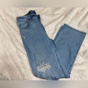 Wild Fable Highest Rise Straight Jeans with rips